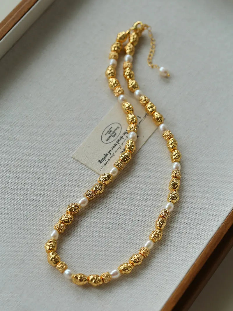 Vintage French Baroque Pearl Necklace Miya Atelier-Shenzhen
