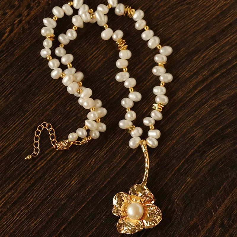 French Vintage Flower Necklace Miya Atelier-Shenzhen