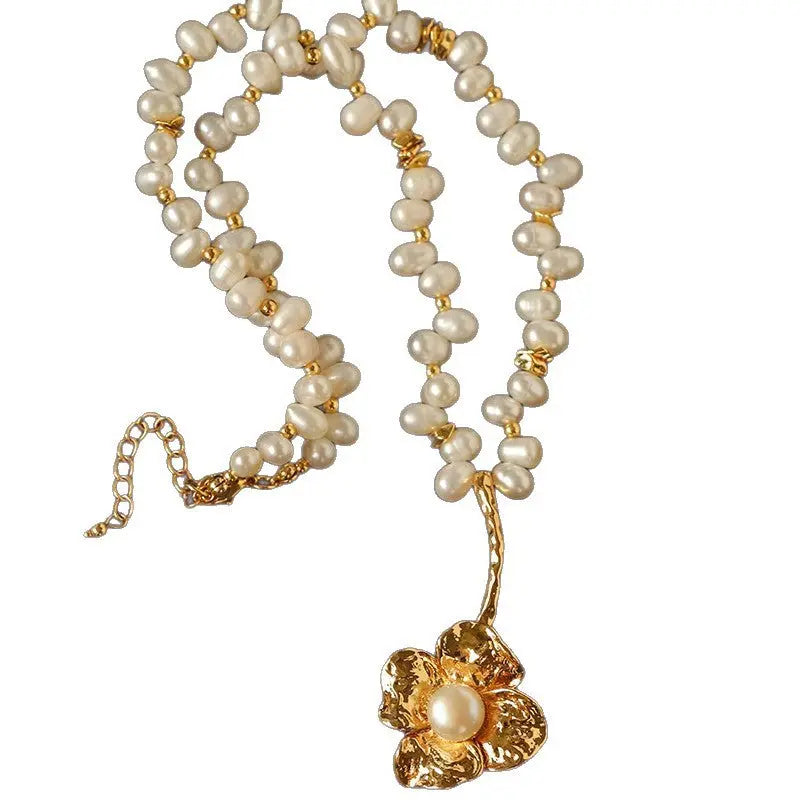 French Vintage Flower Necklace Miya Atelier-Shenzhen
