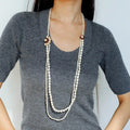 Vintage Court Style Multi-Strand Sunflower Necklace Miya Atelier-Shenzhen