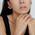 French Style Vintage Open Back Earrings Miya Atelier-Shenzhen
