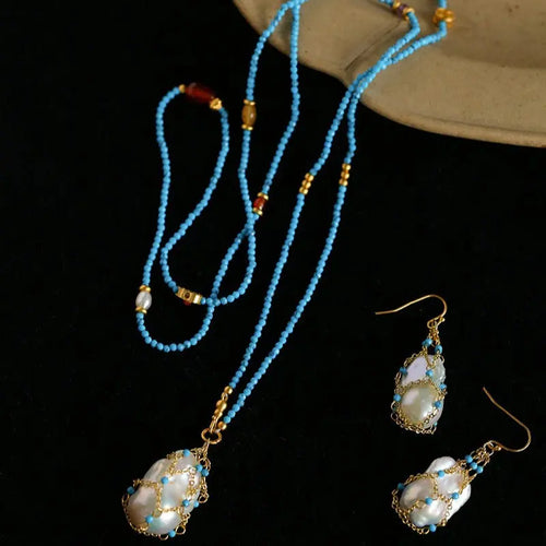 18K Gold Plated Long Necklace Miya Atelier-Shenzhen