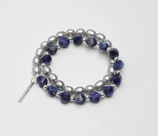 Iris Ash - Pearl Beaded Bracelet Miya Atelier