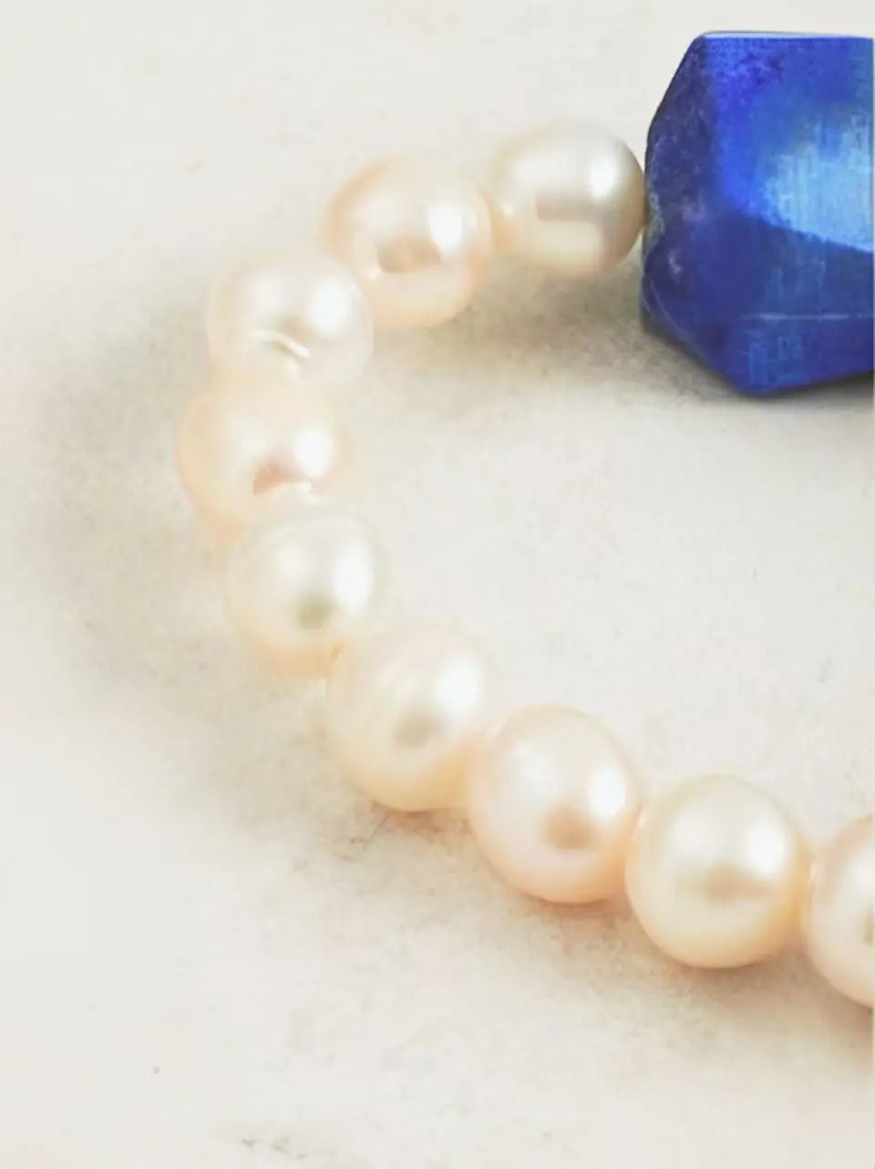 Blue Amber Bracelet Miya Atelier